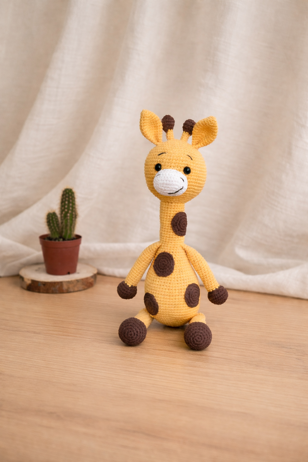 Amigurumi Oyuncak Zürafa Bebek Hediyesi